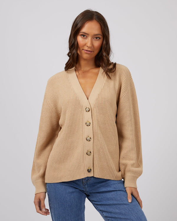 Ladies oatmeal cardigan hotsell