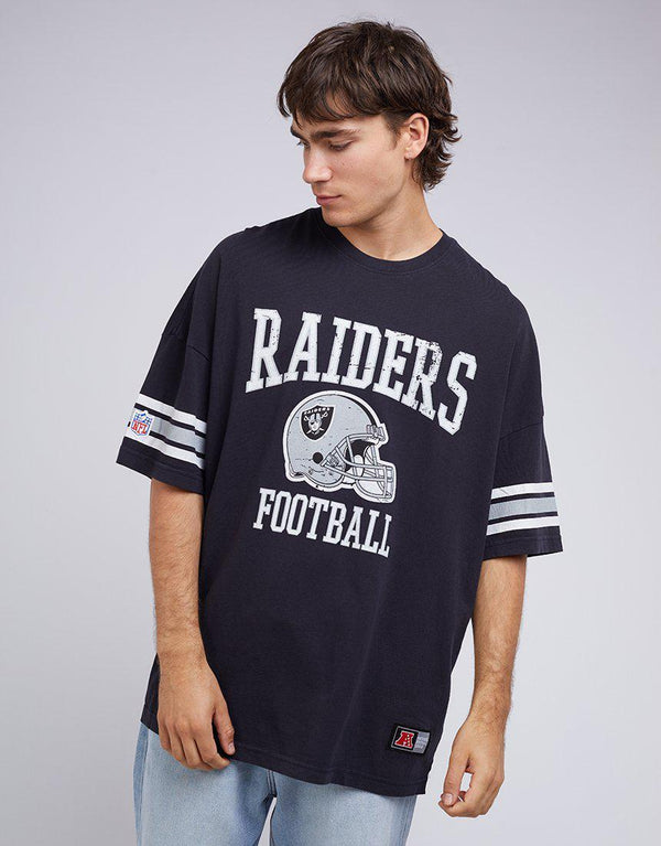 Mitchell & Ness Los Angeles Raiders Script T-Shirt Faded Black