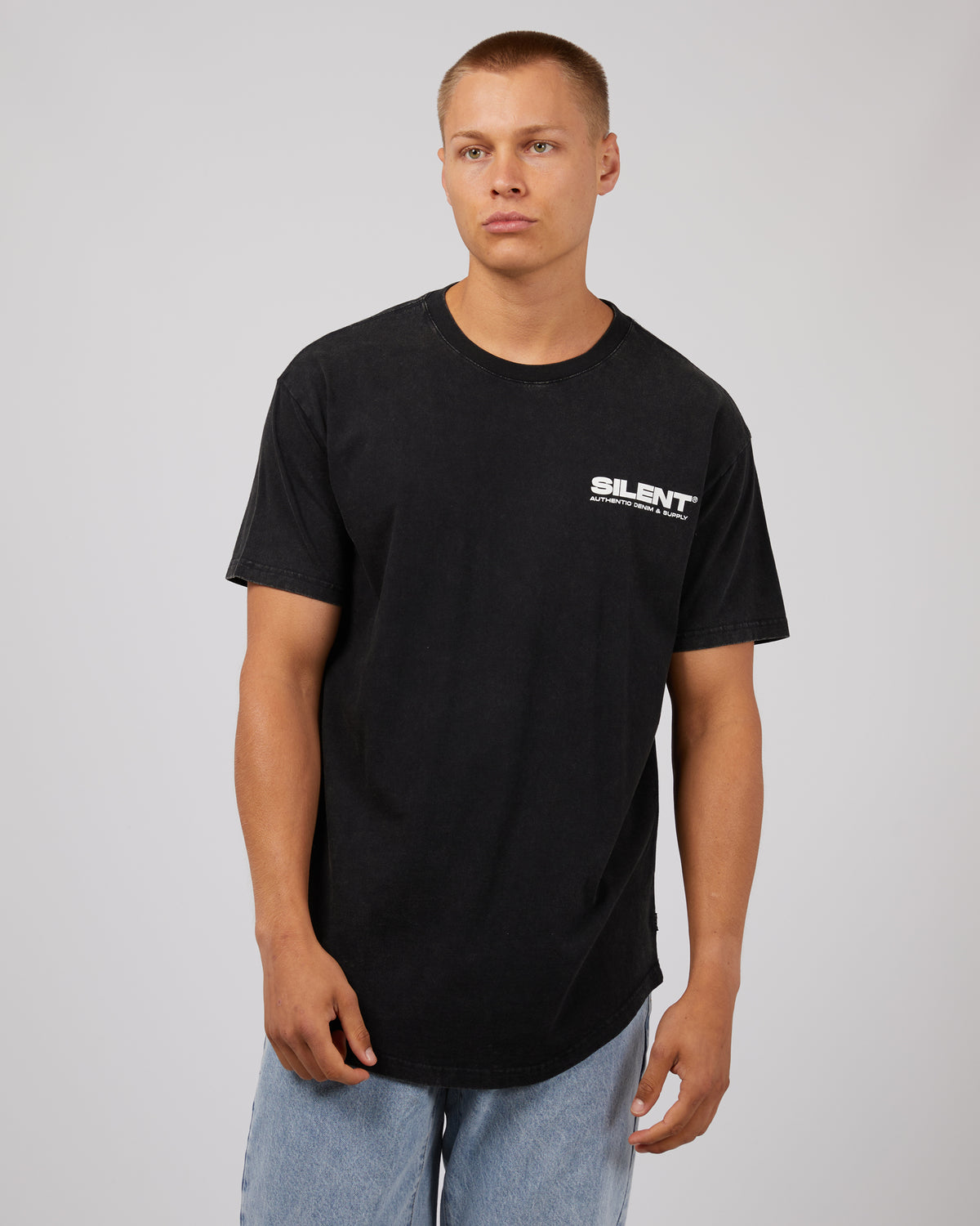 Raptor Tee Washed Black