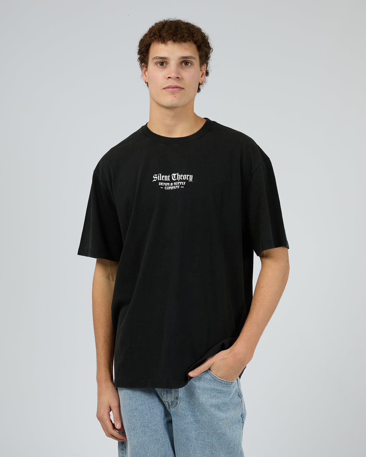 Wild Eagle Tee Washed Black