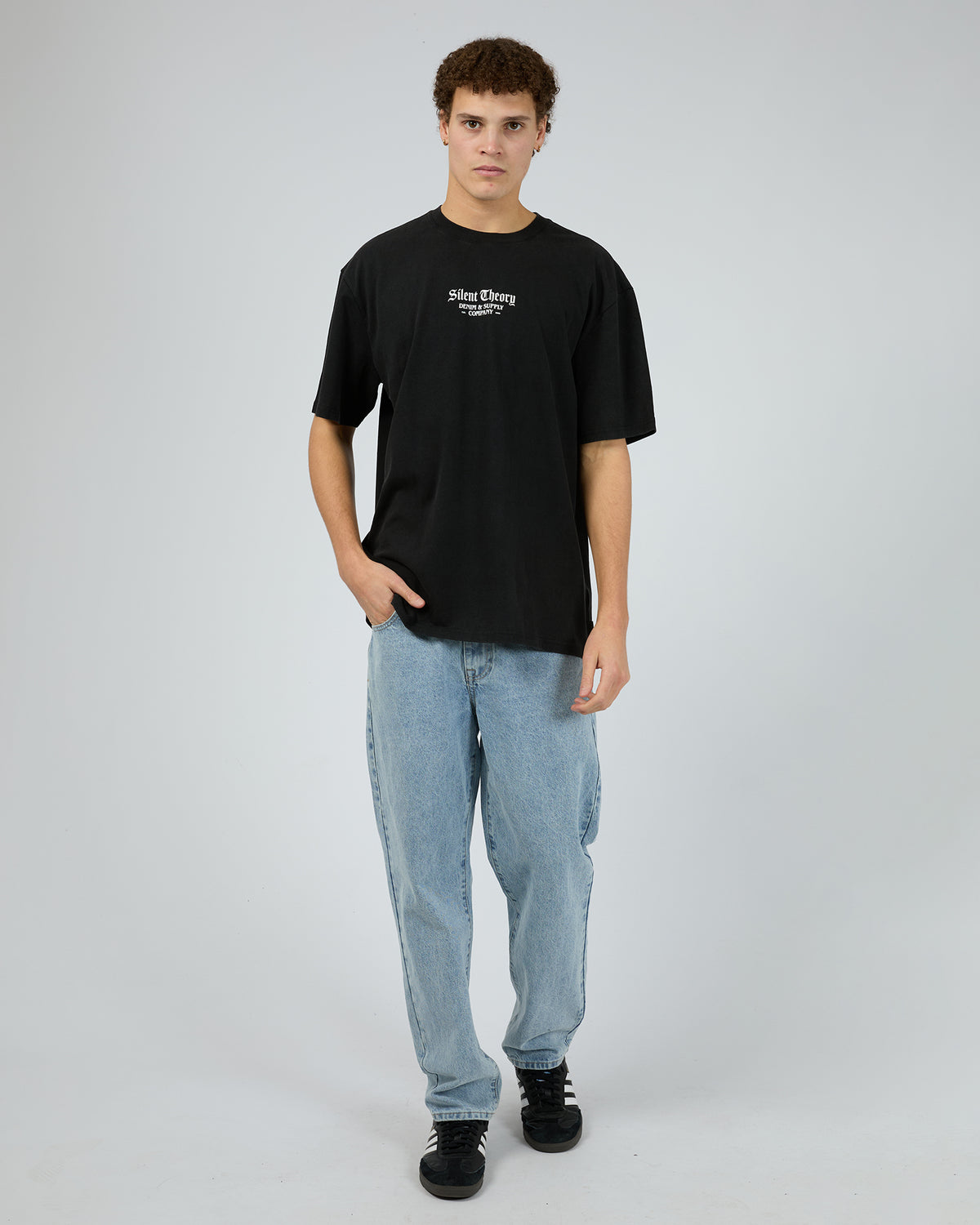 Wild Eagle Tee Washed Black