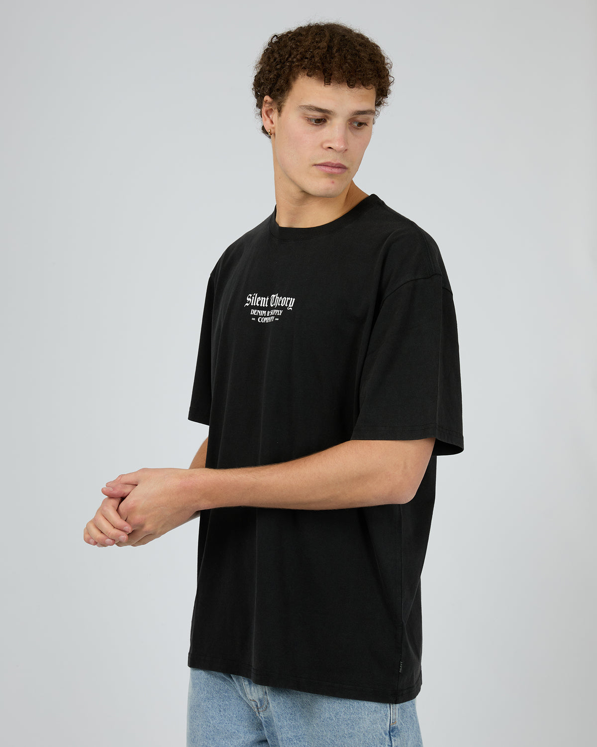 Wild Eagle Tee Washed Black