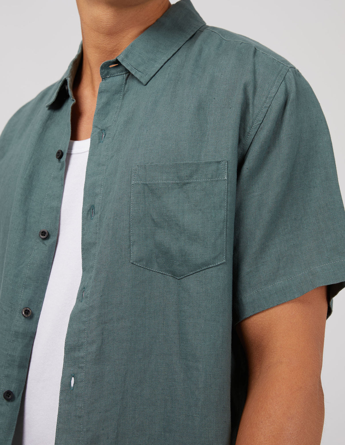 Linen Shirt Pine