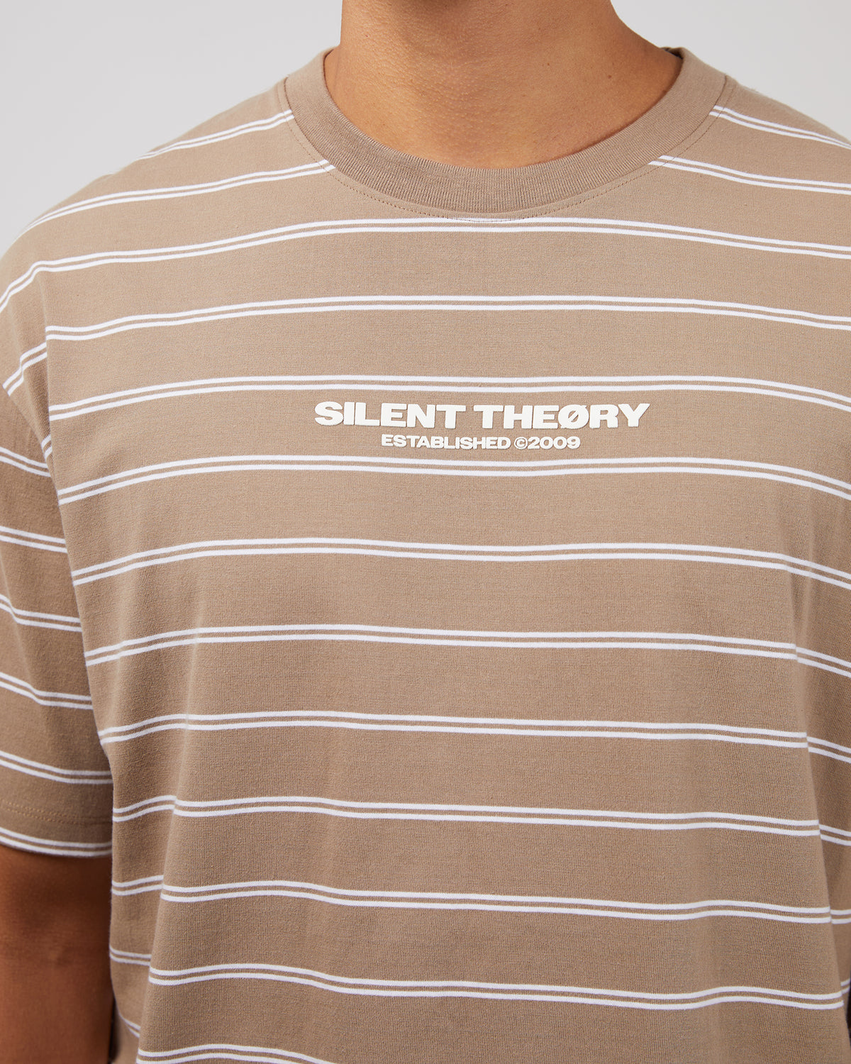 Essential Theory Stripe Tee Mushroom