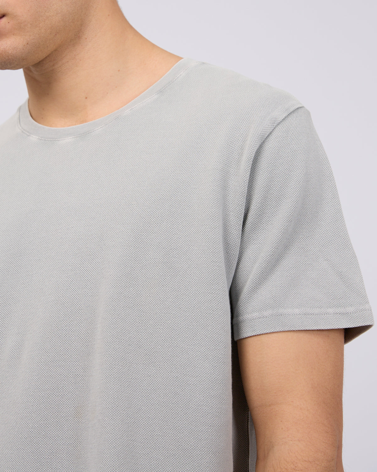 Pique Tee Grey