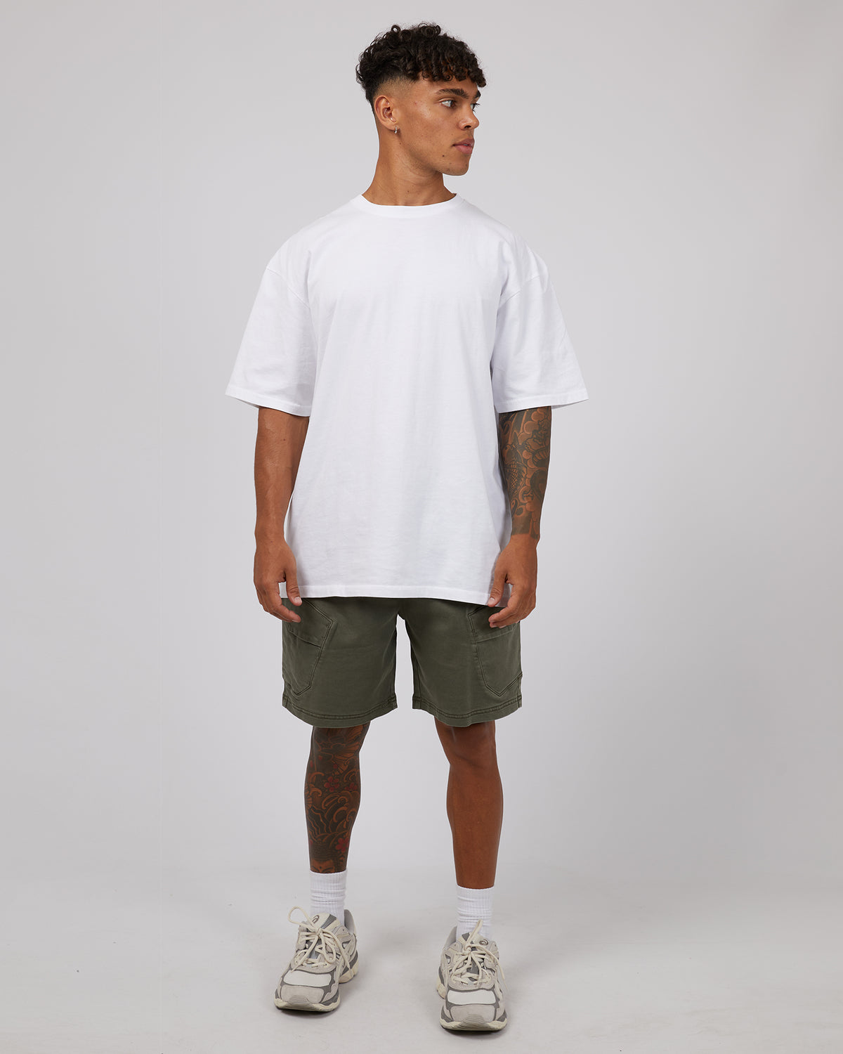 Gully Cargo Short Khaki