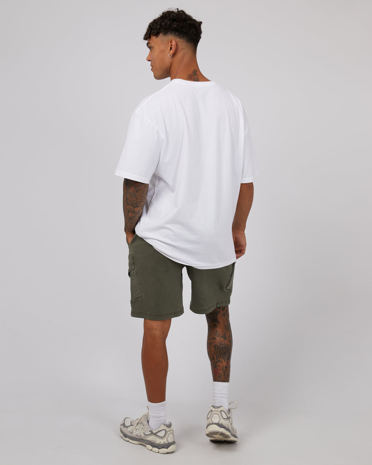 Gully Cargo Short Khaki