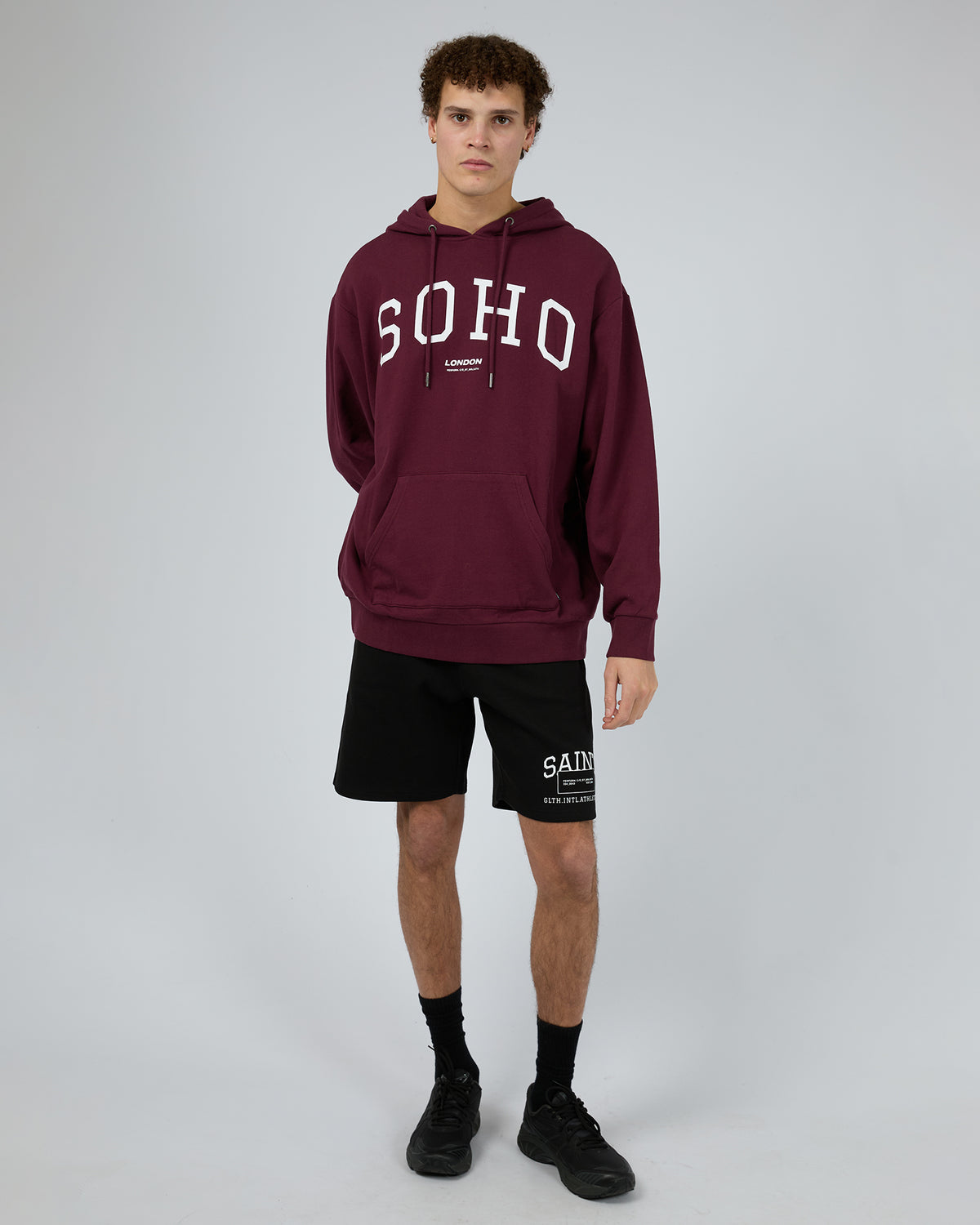 Soho Hoodie Burgundy