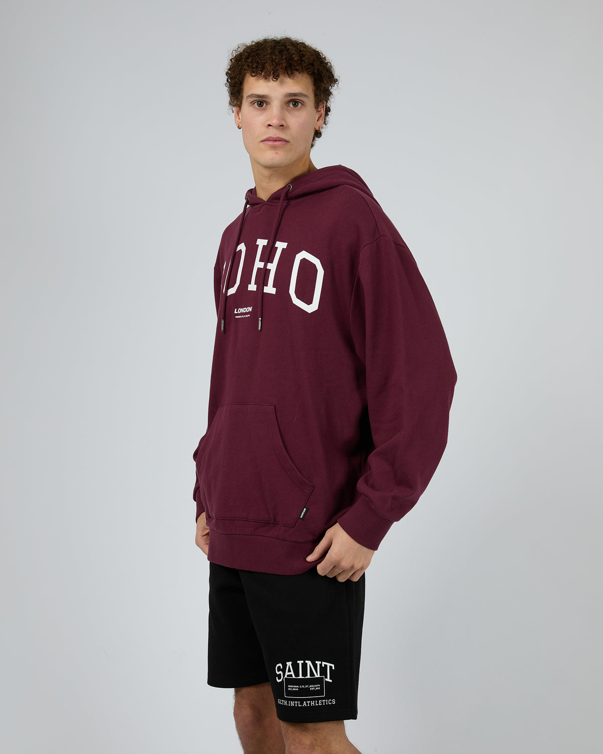 Soho Hoodie Burgundy