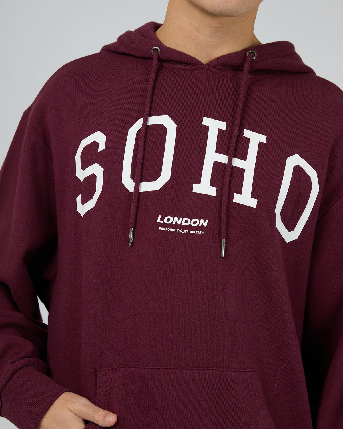 Soho Hoodie Burgundy