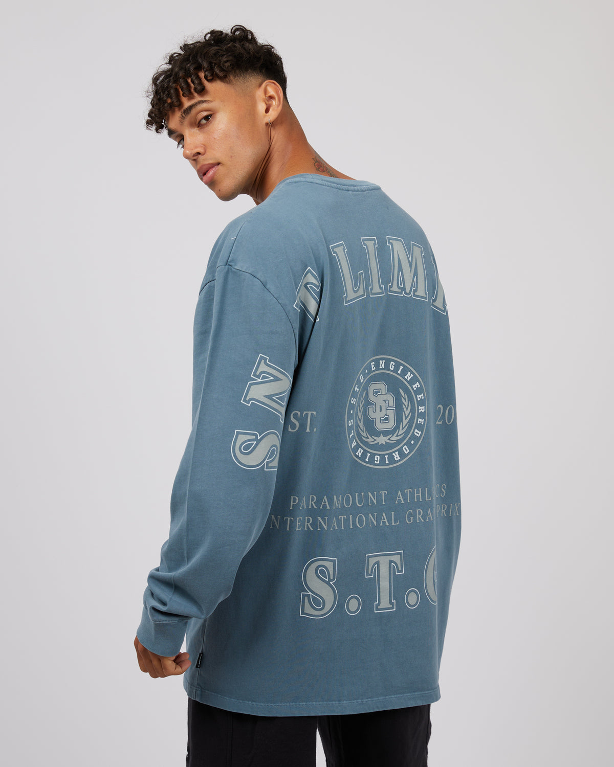 Limited Long Sleeve Mid Blue