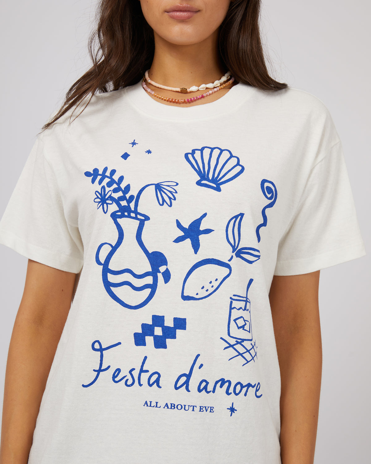 Amore Standard Tee Vintage White