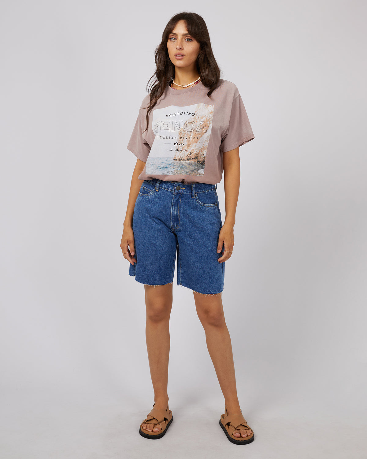 Genoa O/S Tee Fawn