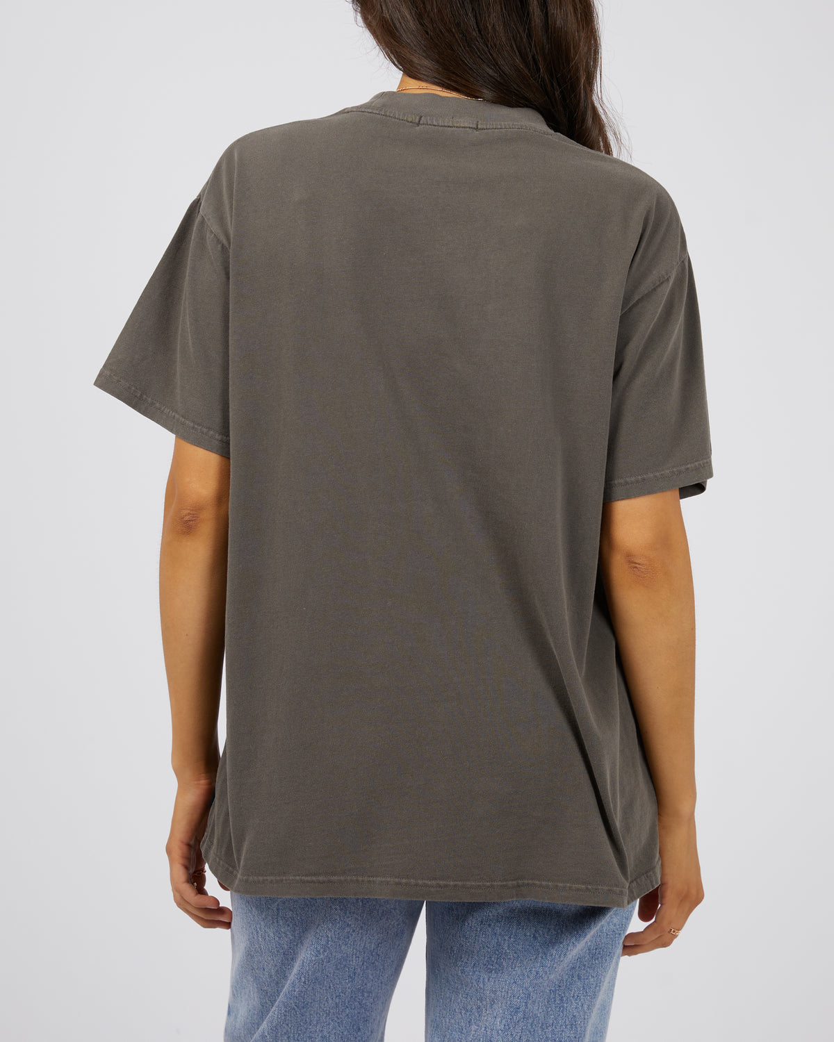 Sunbaked Oversized Tee Charcoal