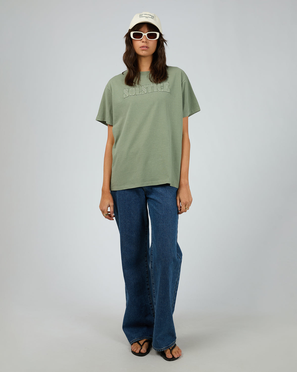 Sundown Oversized Tee Khaki