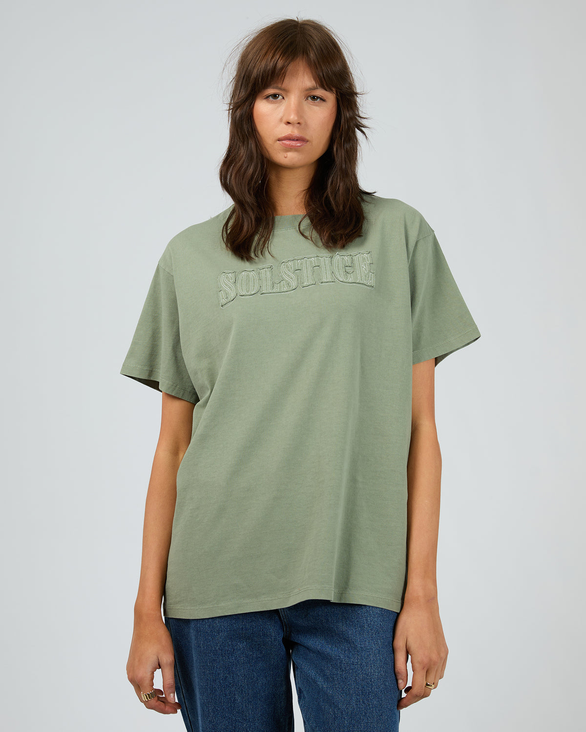 Sundown Oversized Tee Khaki