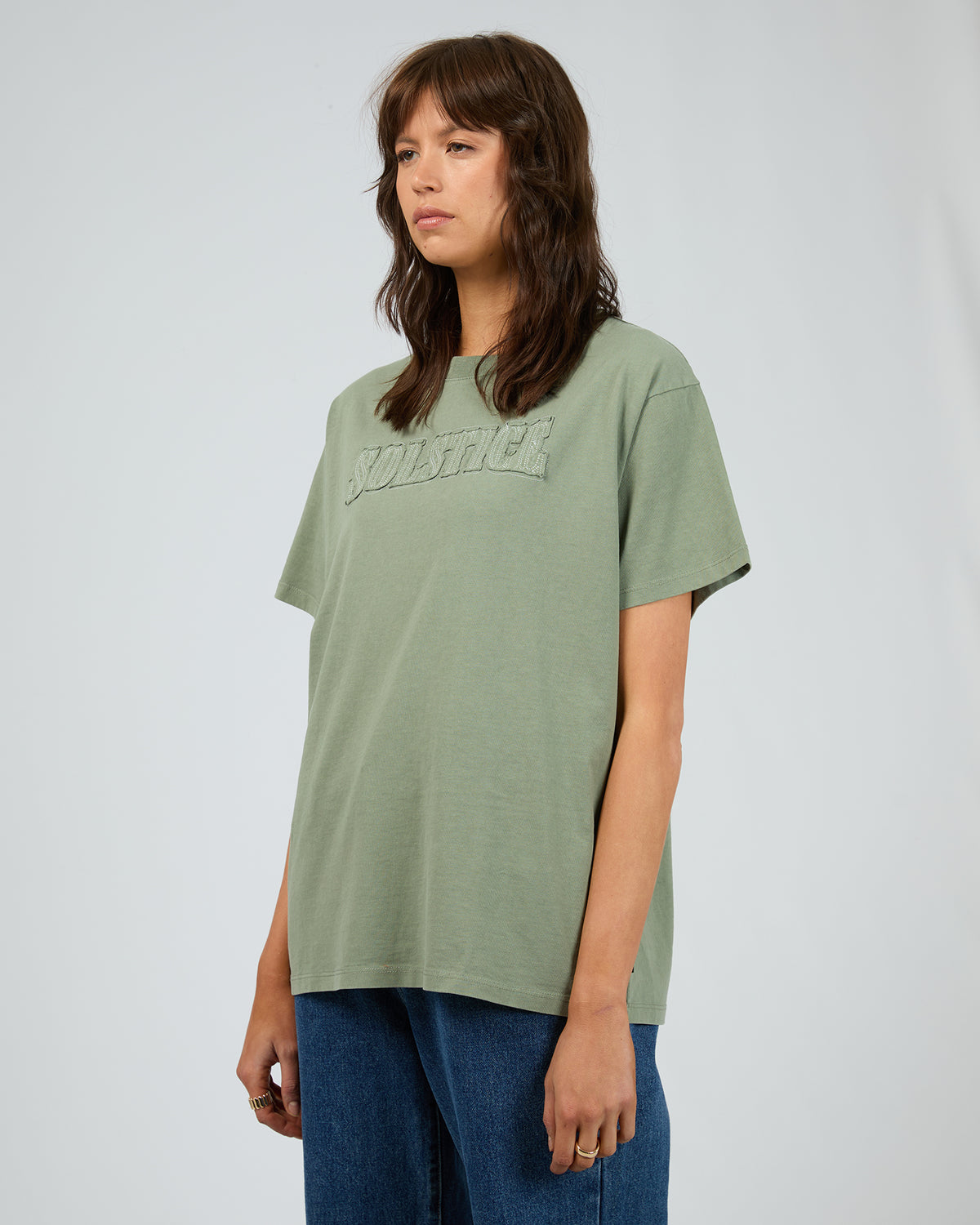 Sundown Oversized Tee Khaki