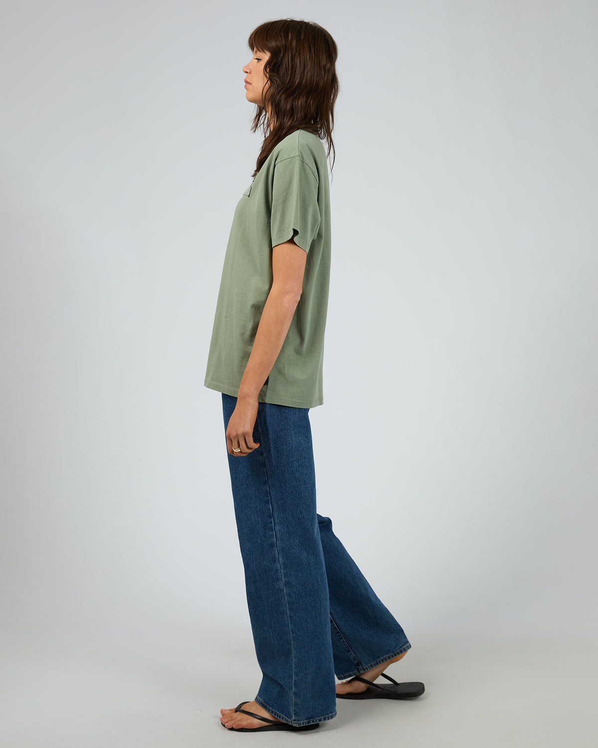 Sundown Oversized Tee Khaki