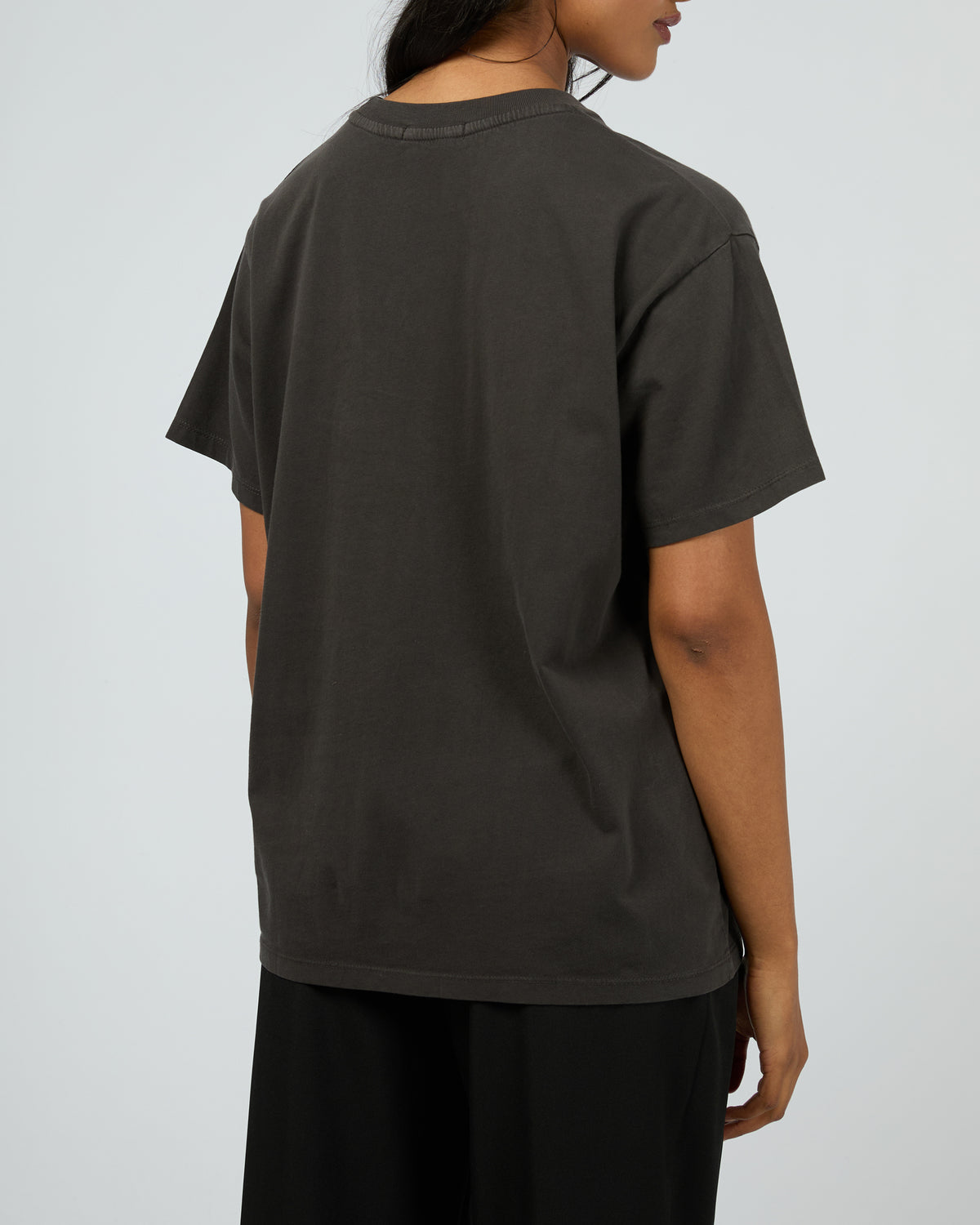 Brooklyn Oversized Tee Washed Black