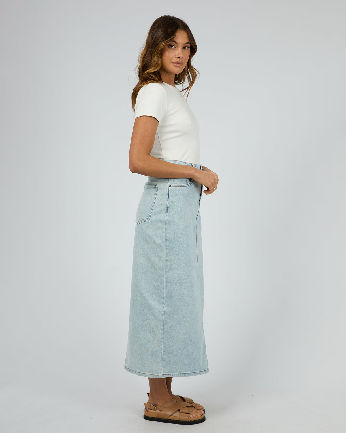 Ray Comfort Maxi Skirt Bleach