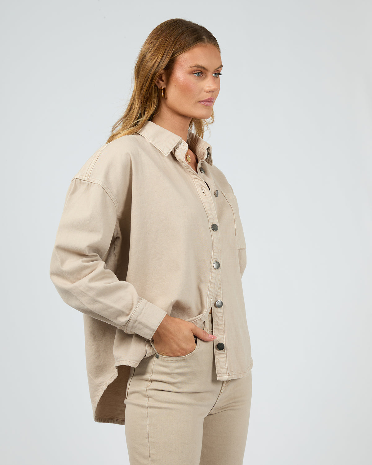 Maci Shirt   Beige Beige