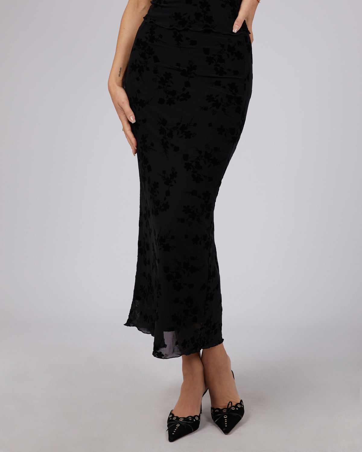 Lani Maxi Skirt Black