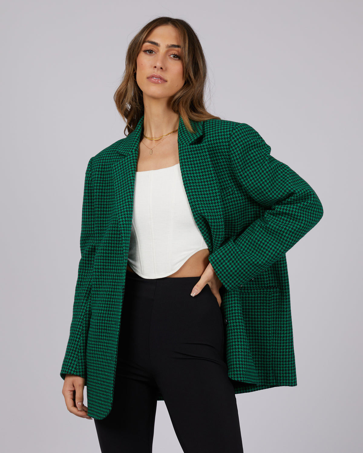 Natalie Blazer Emerald