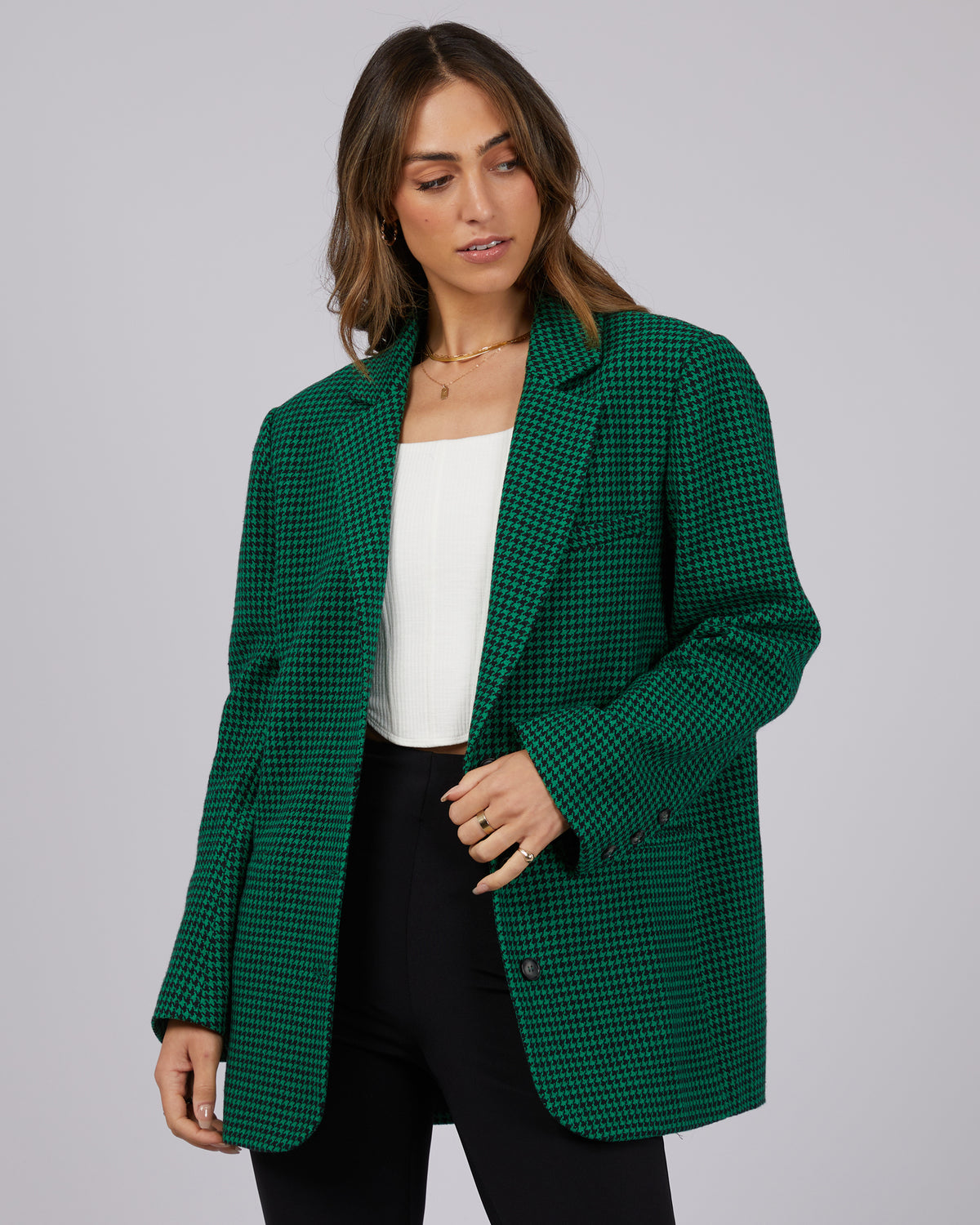 Natalie Blazer Emerald