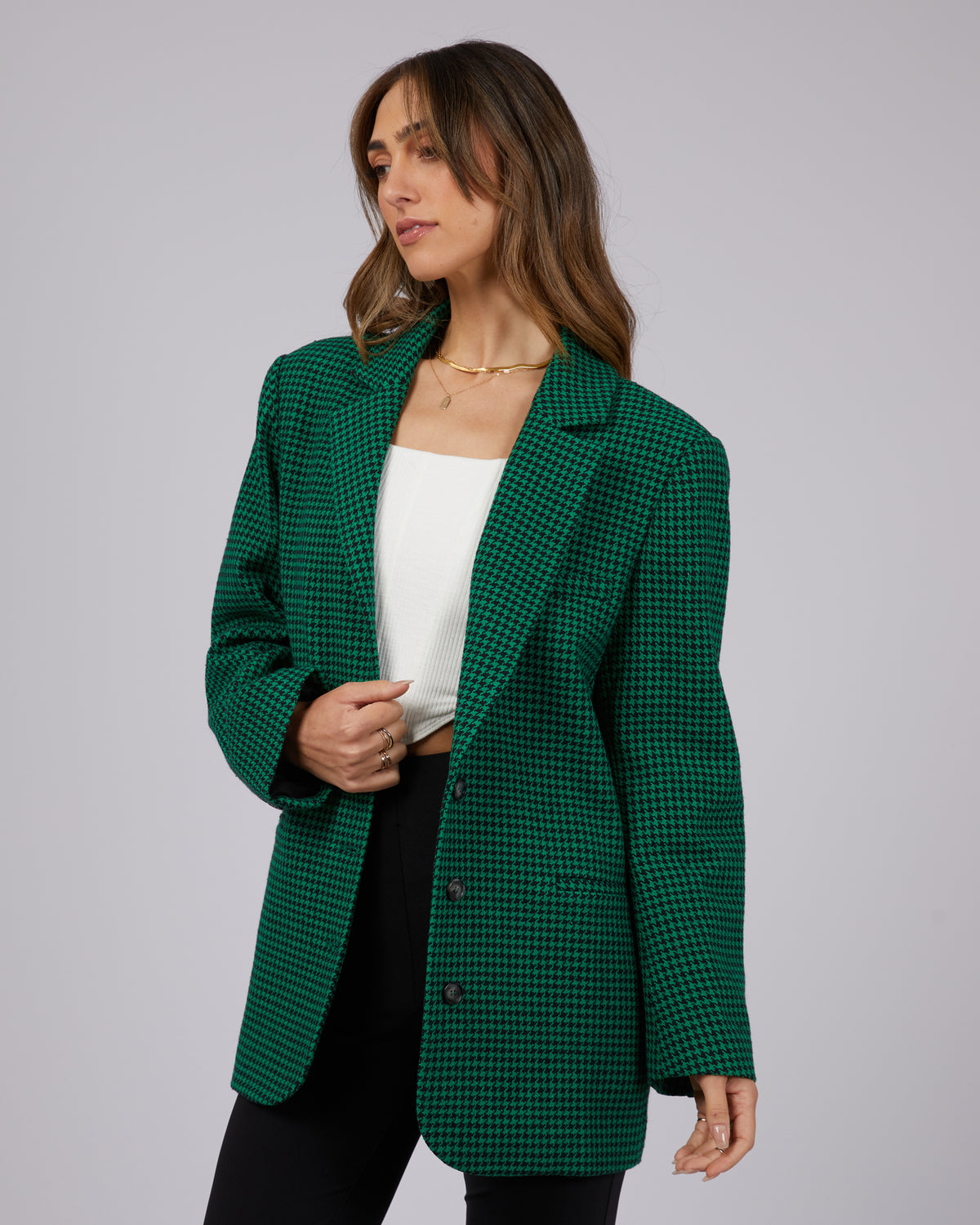 Natalie Blazer Emerald