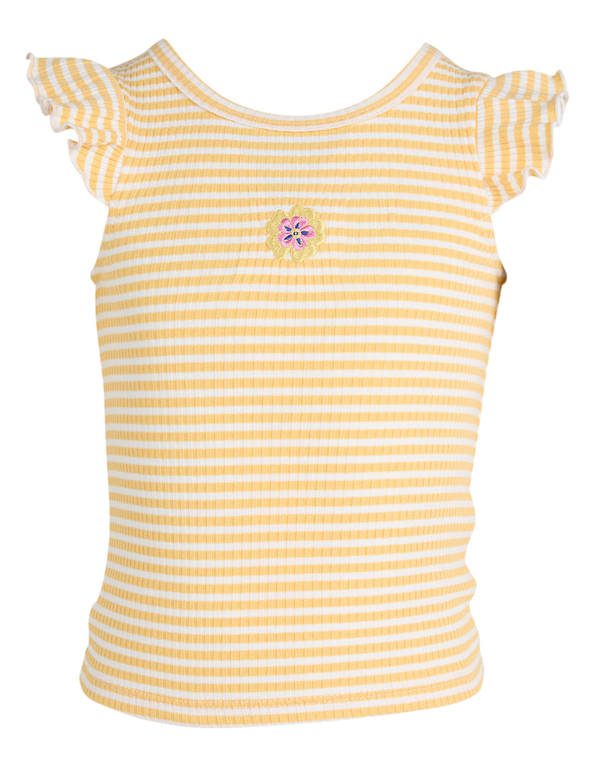 Kids Gabriella Rib Tank Yellow