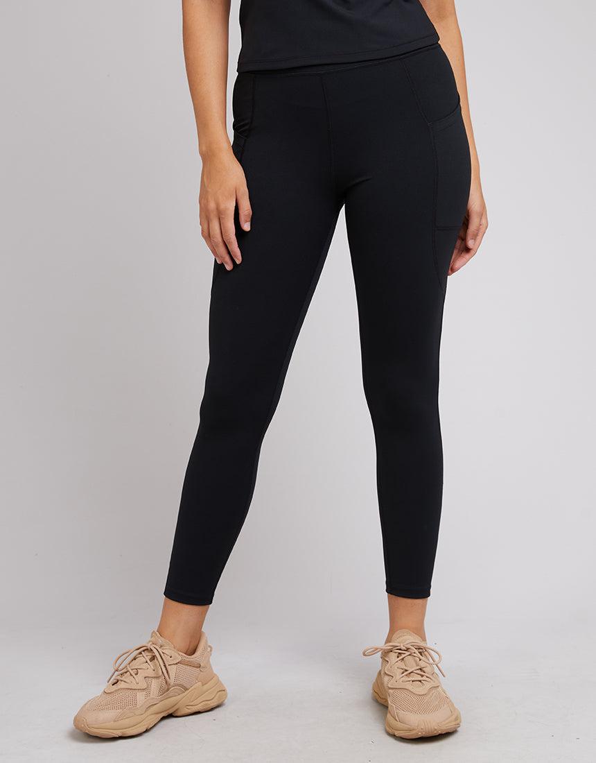 All About Eve-Active Legging Black-Edge Clothing