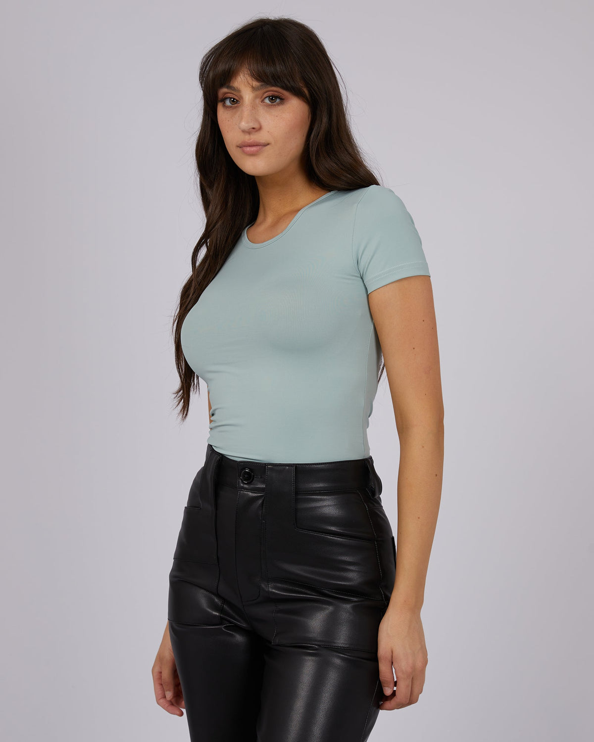 All About Eve-Eve Staple Top Sage-Edge Clothing