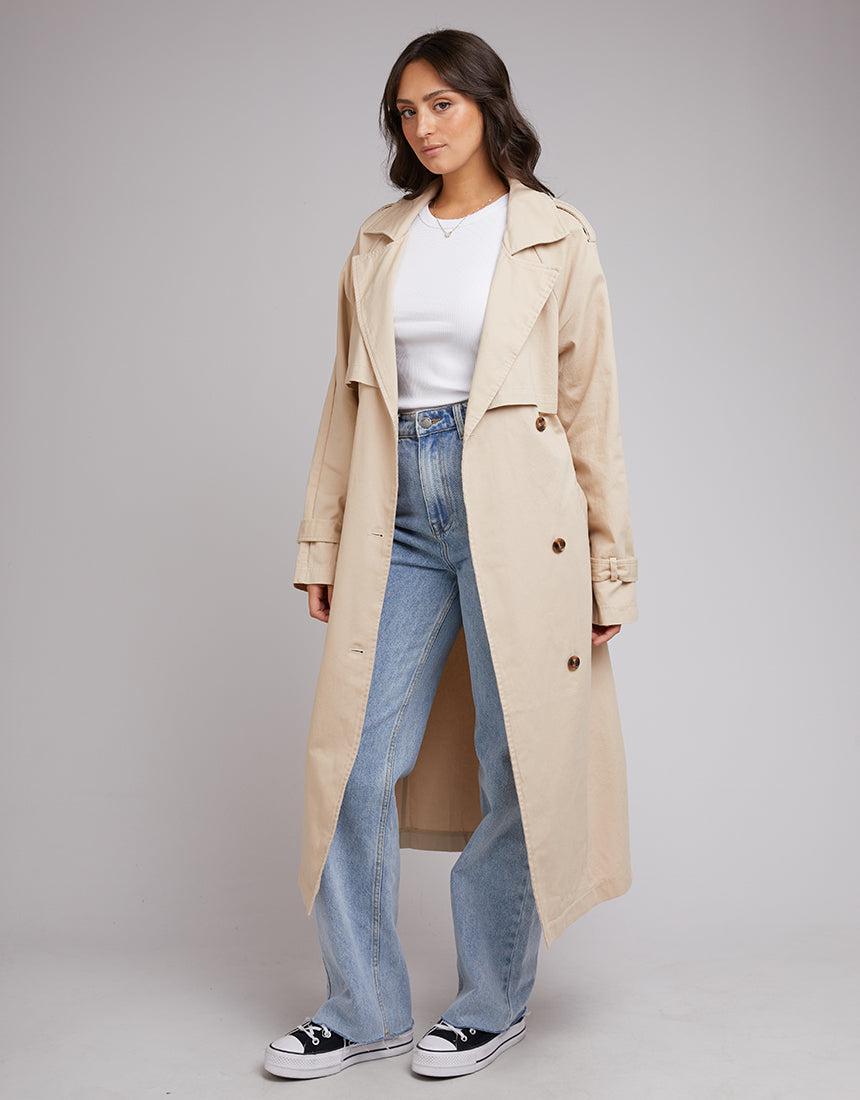 All About Eve-Eve Trench Coat Tan-Edge Clothing