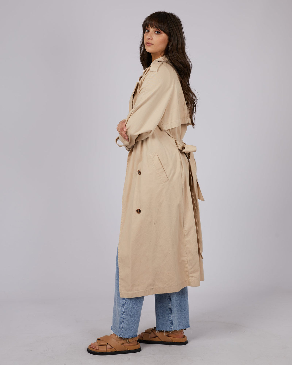 All About Eve-Eve Trench Coat Tan-Edge Clothing