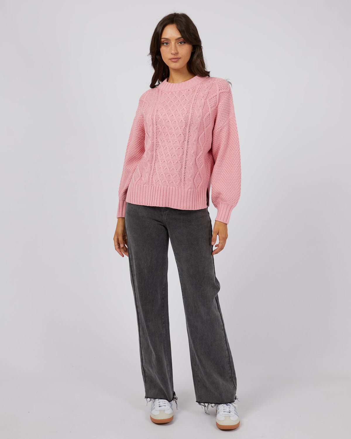 All About Eve-Rue Knit Sweater Pink-Edge Clothing