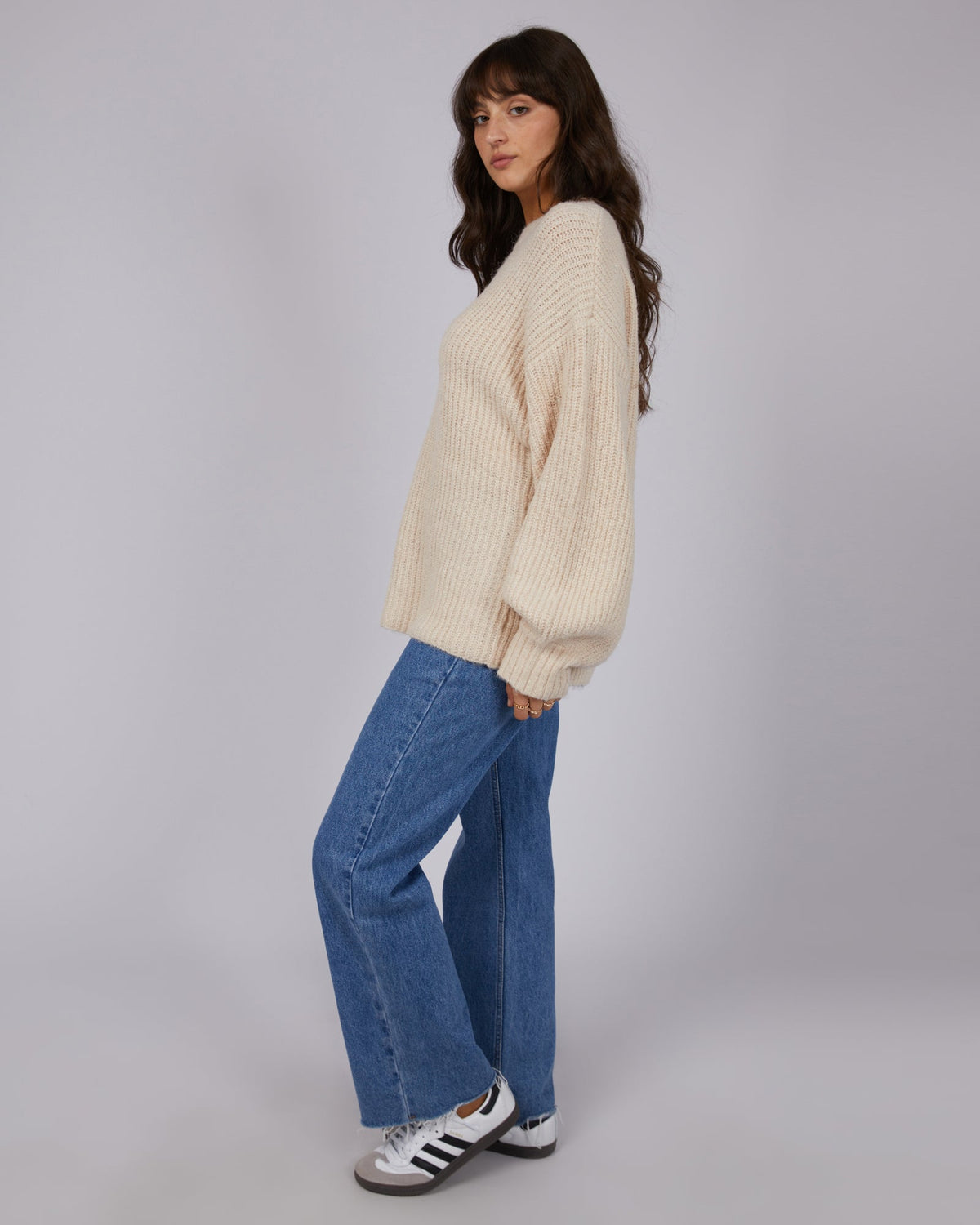 All About Eve-Tessa Knit Natural-Edge Clothing