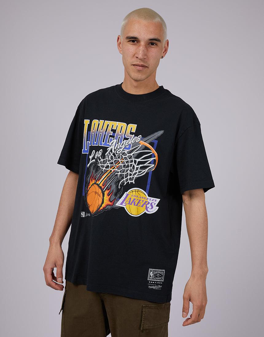 Mitchell & Ness Los Angeles Lakers T-Shirt Faded Black