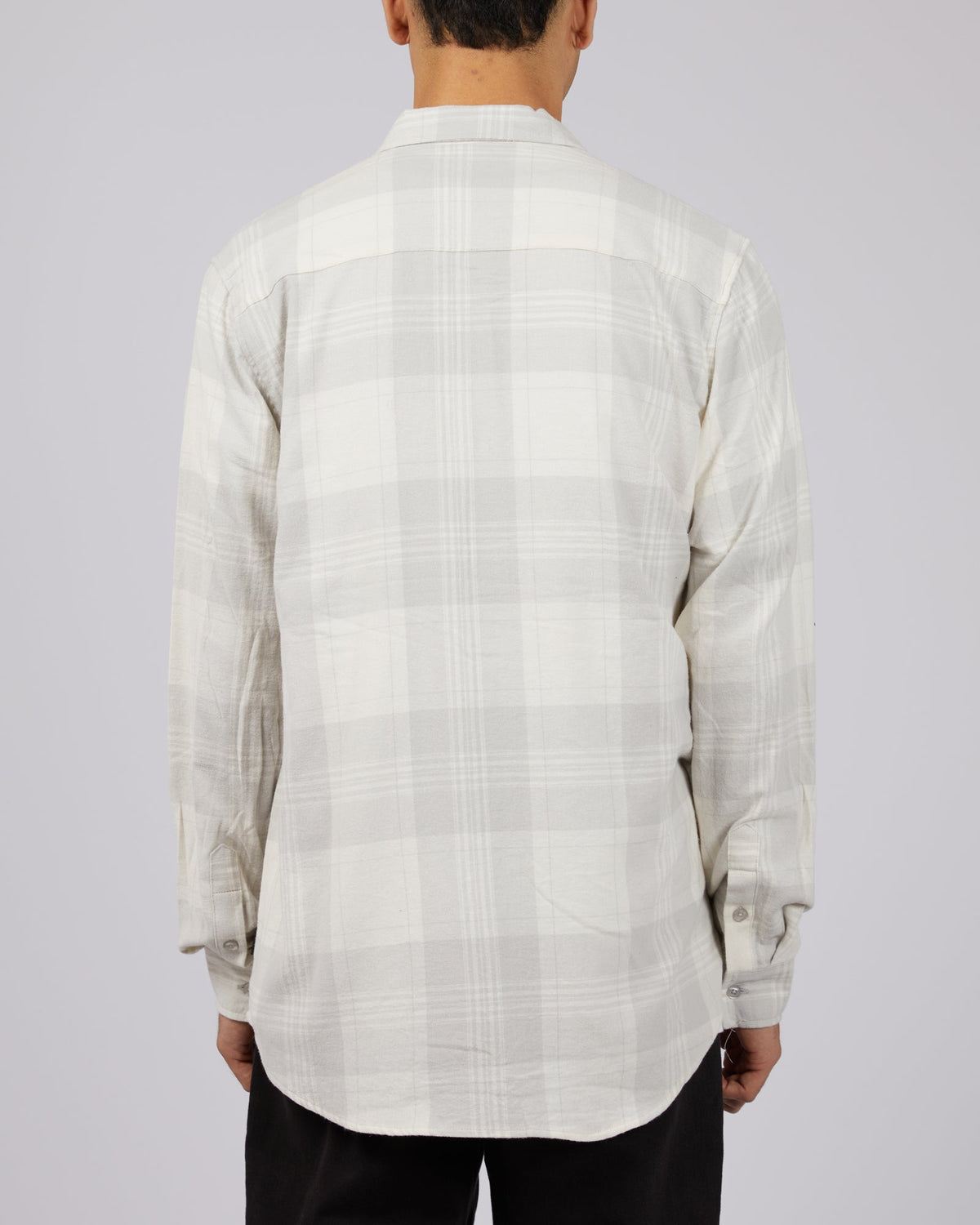 Silent Theory-Apex Check Shirt Grey-Edge Clothing