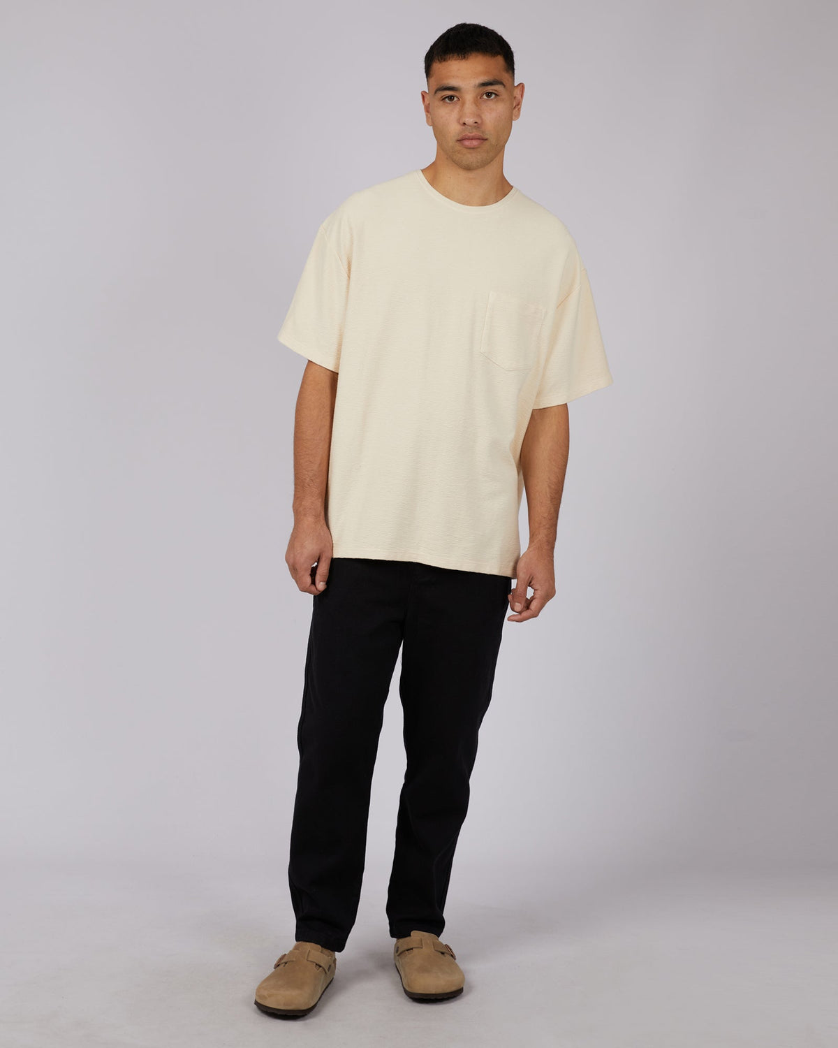 Silent Theory-Frankie Tee Beige-Edge Clothing