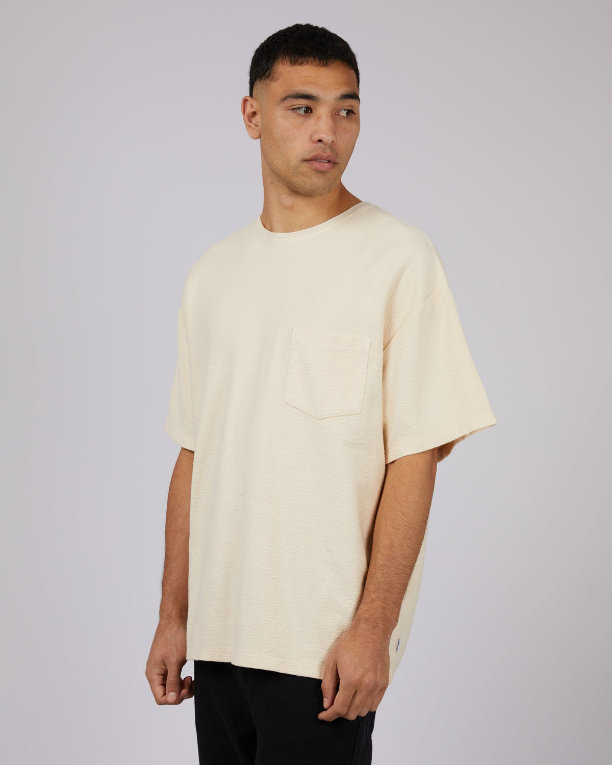 Silent Theory-Frankie Tee Beige-Edge Clothing