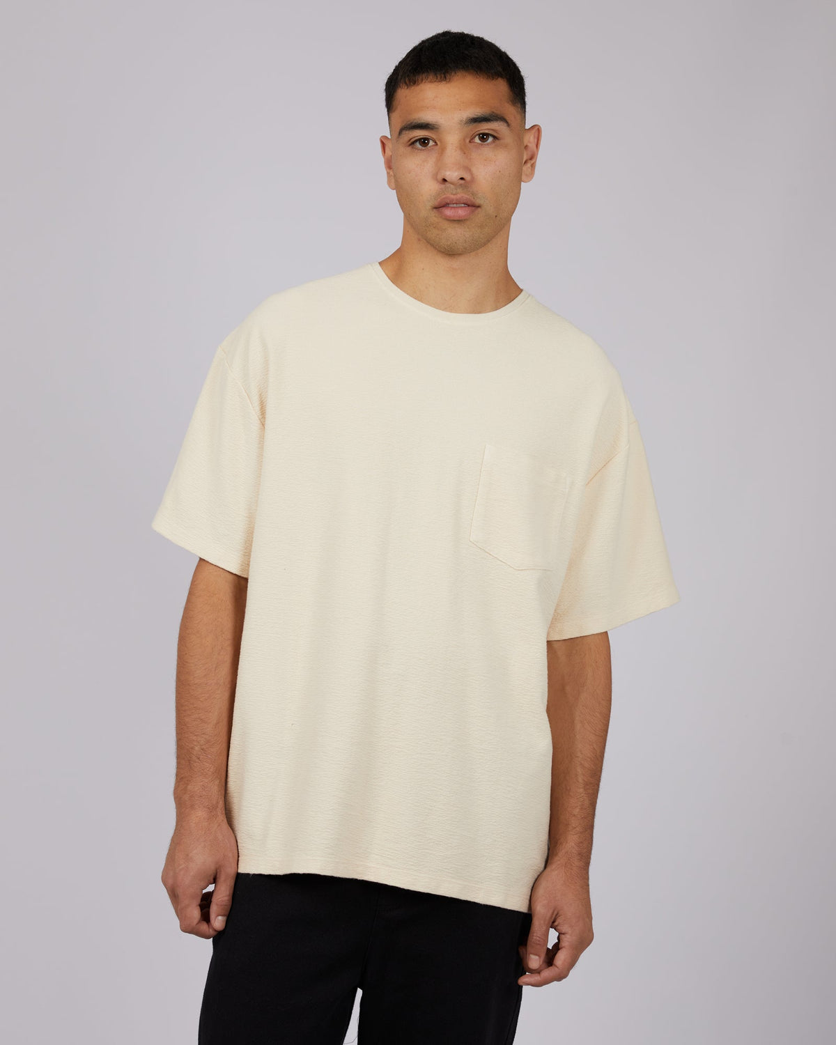 Silent Theory-Frankie Tee Beige-Edge Clothing