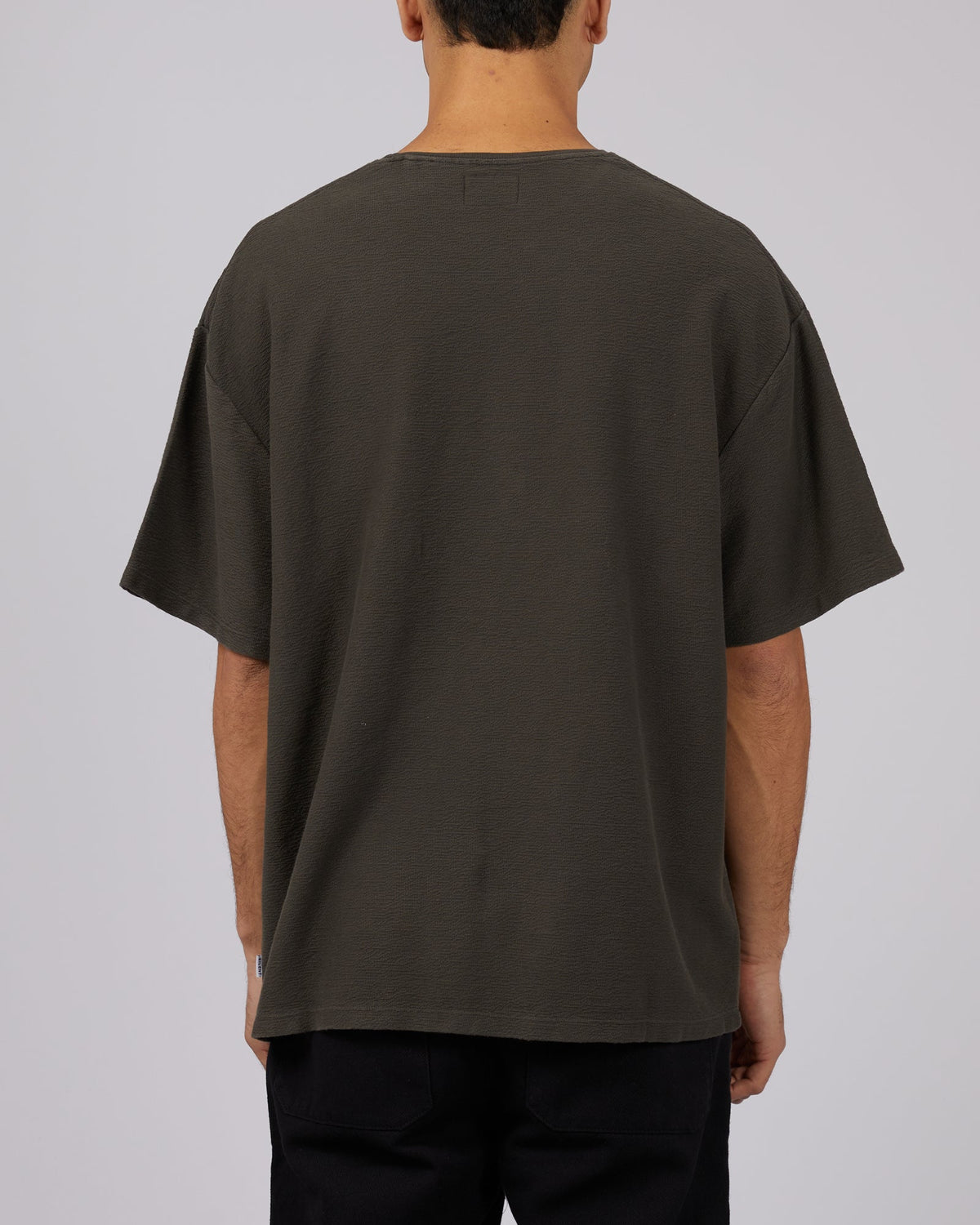 Silent Theory-Frankie Tee Charcoal-Edge Clothing