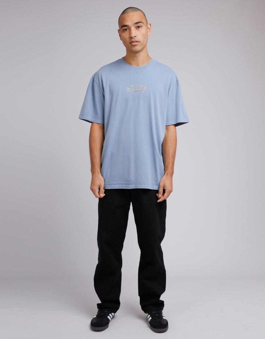 Silent Theory-Ollie Tee Blue-Edge Clothing