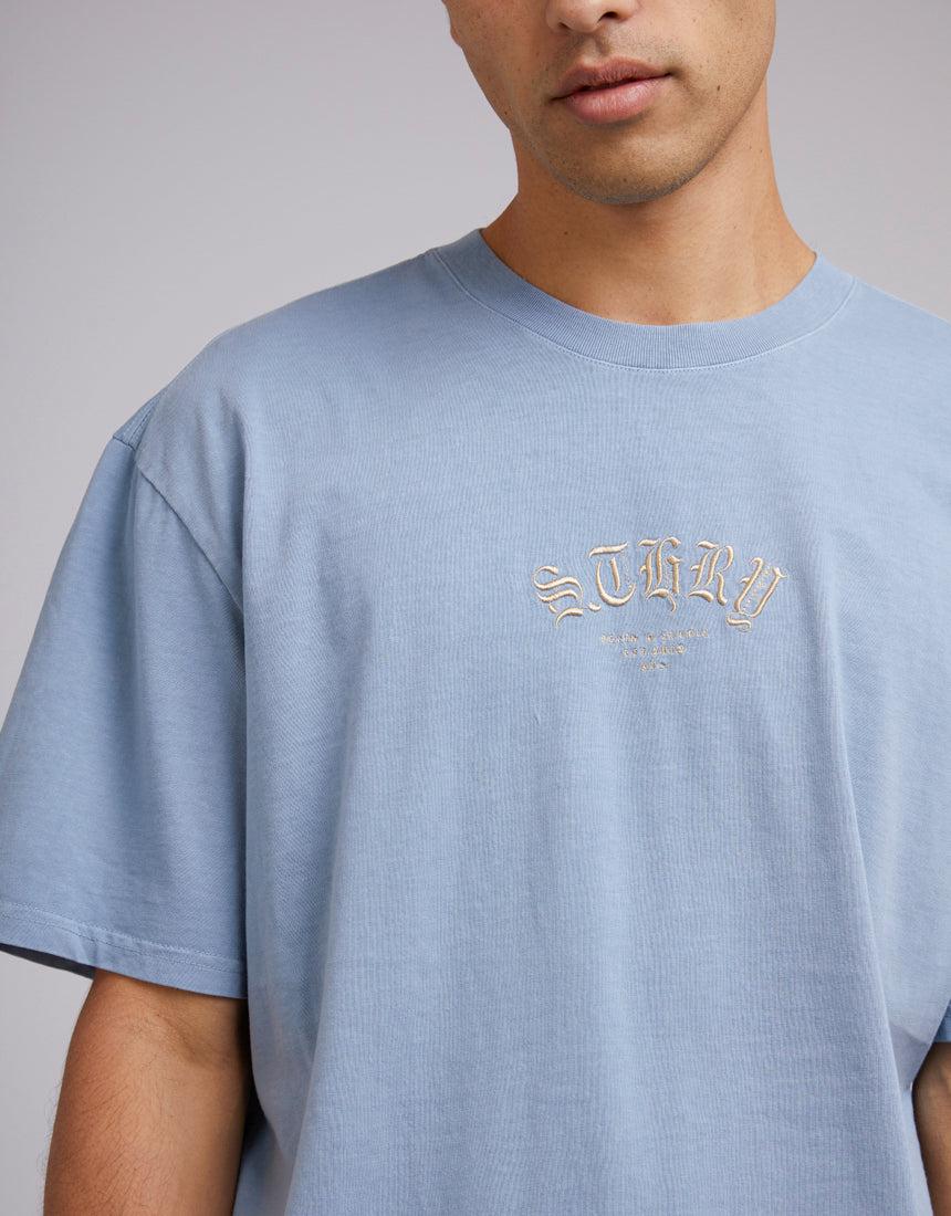 Silent Theory-Ollie Tee Blue-Edge Clothing