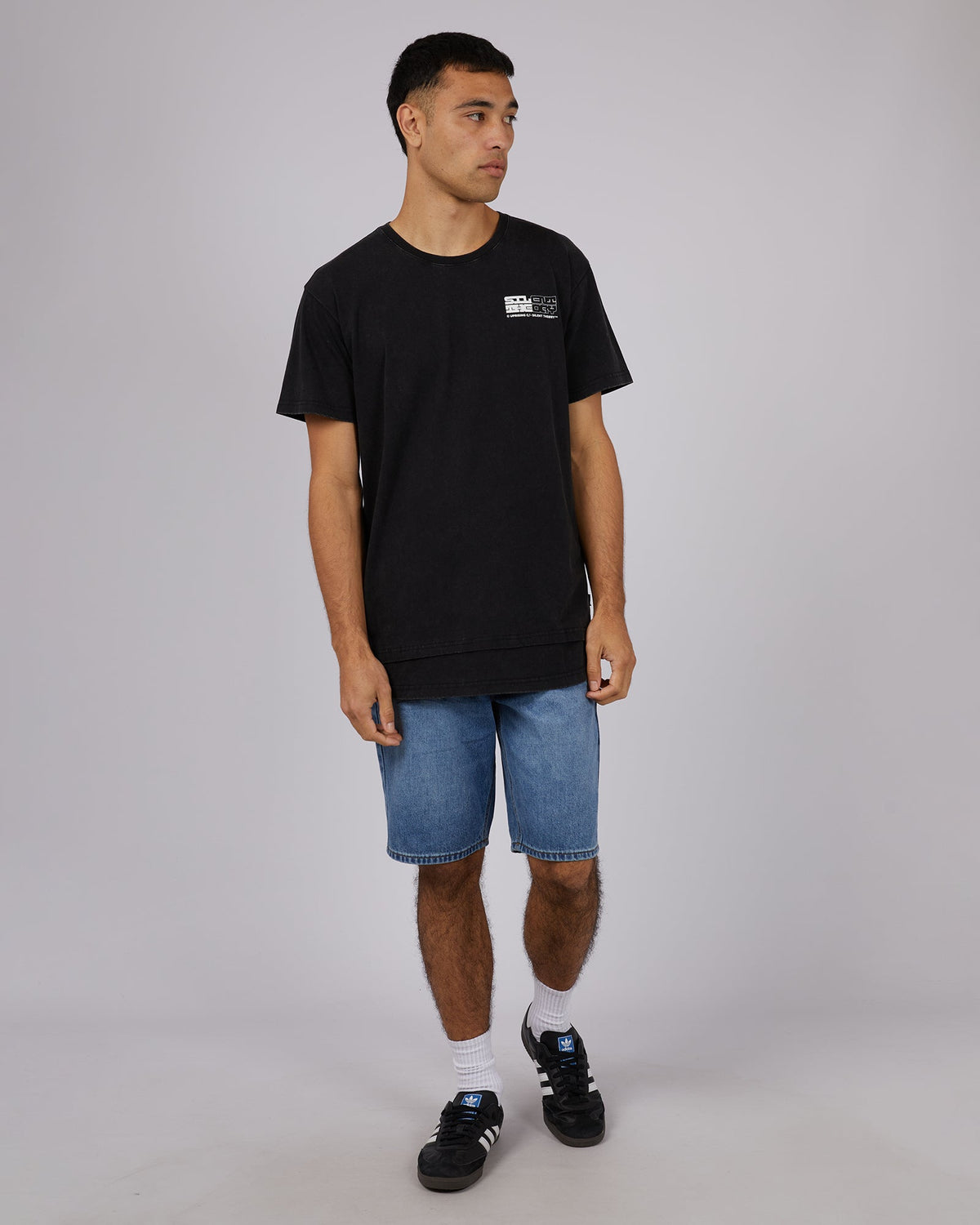 Silent Theory-Privacy Tee Washed Black-Edge Clothing