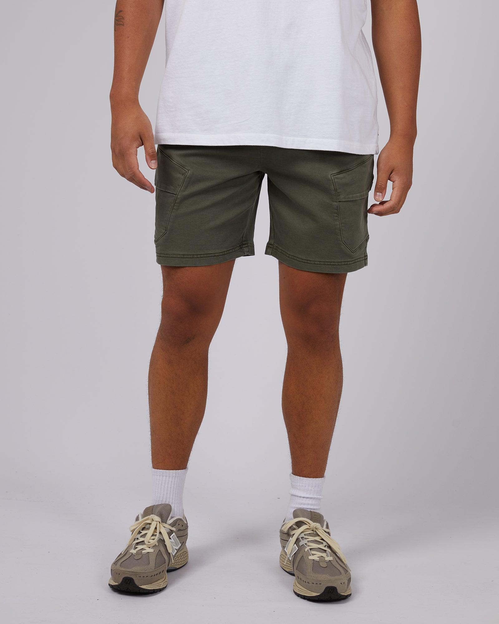 Gully Cargo Short Khaki | Buy Online | Edge Clothing