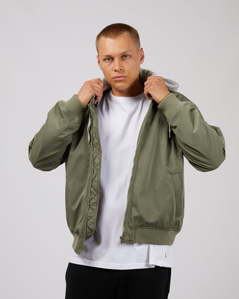 Lonsdale Bomber Khaki Edge Clothing