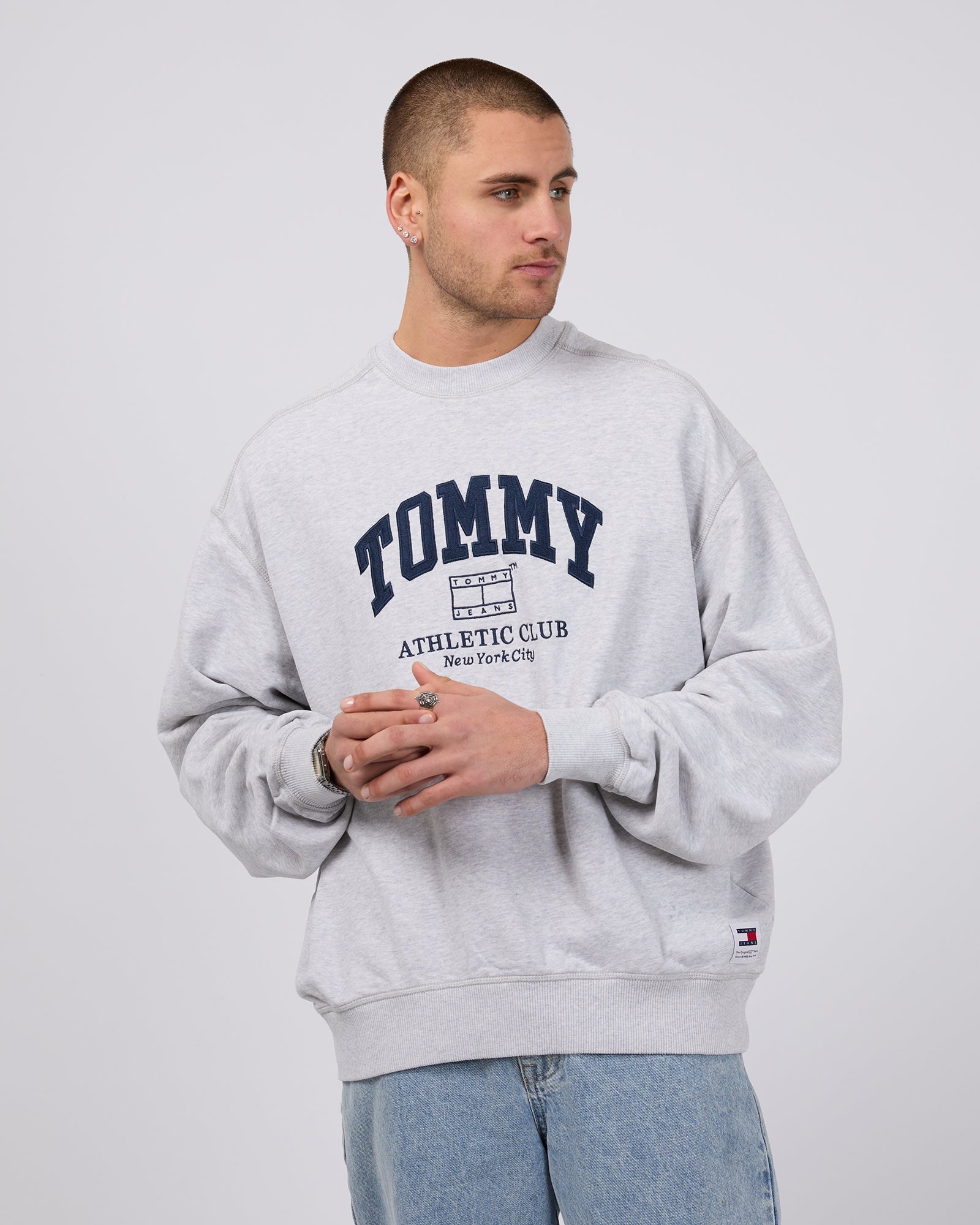 Varsity Garment Dyed Boxy Sweatshirt - Edge Clothing