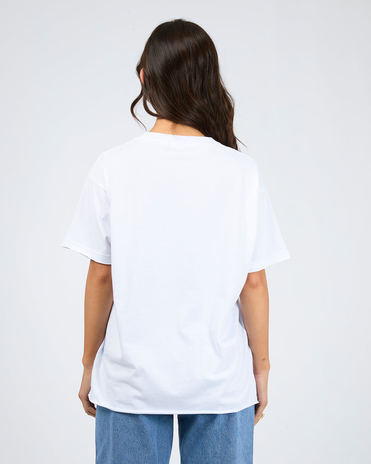 No Fury Recycled Oversized Tee White