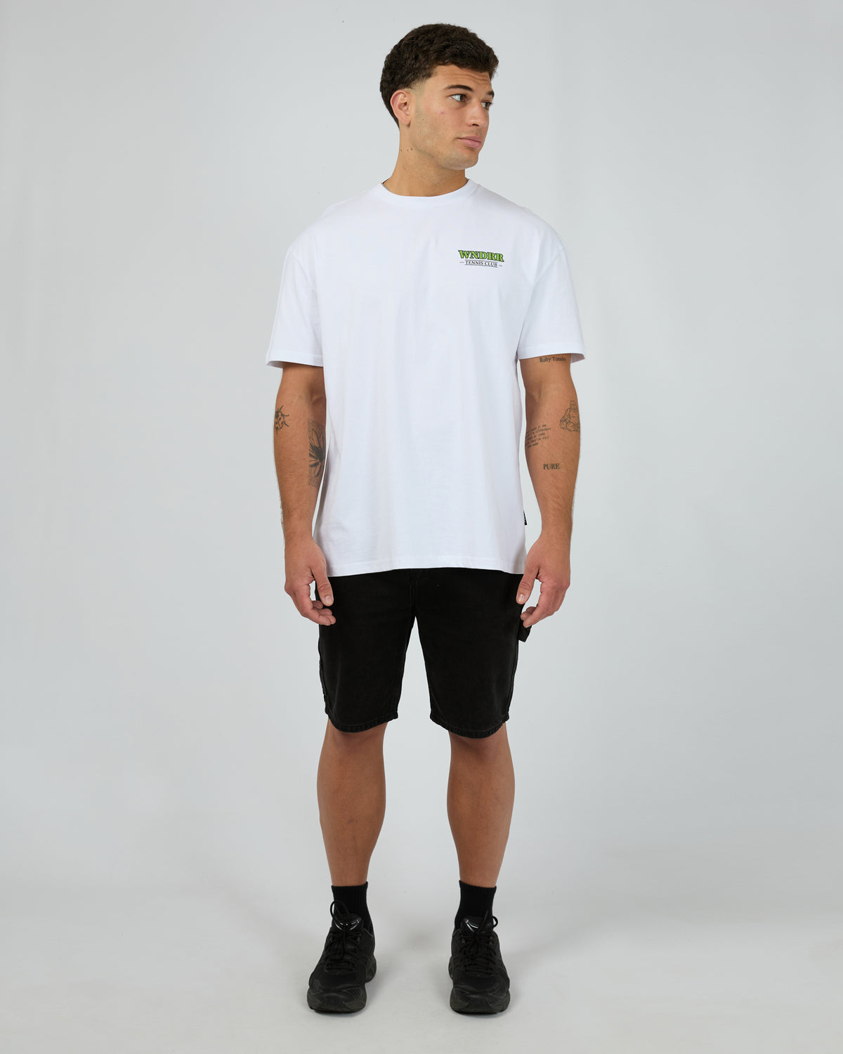 Ace Box Fit Tee White